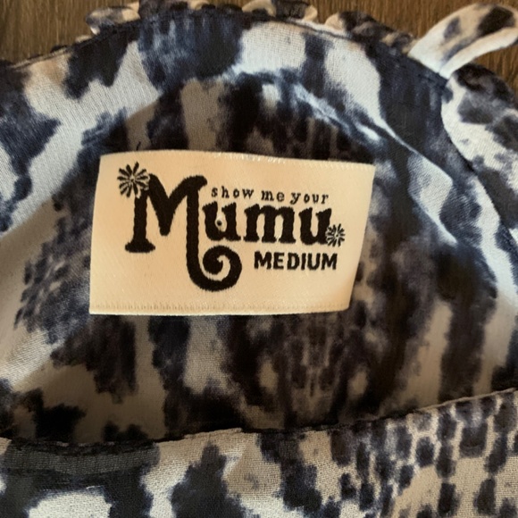 Show me your Mumu python strappy dress. Worn once - Picture 2 of 4